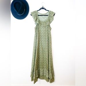 Christy Dawn Colette Dress Green size L
Blooming Meadow Silk-Cotton